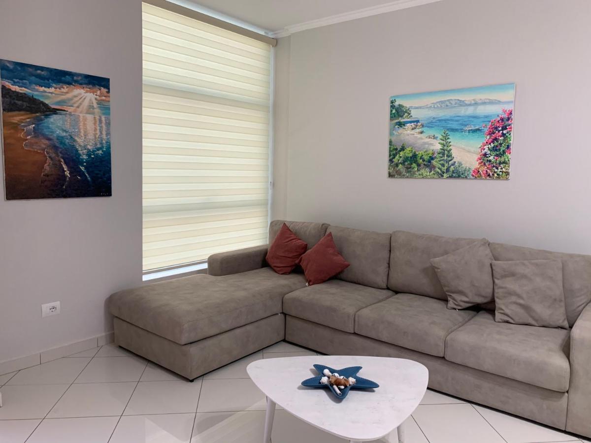 Pearl Seaview Apartment Влёра Экстерьер фото