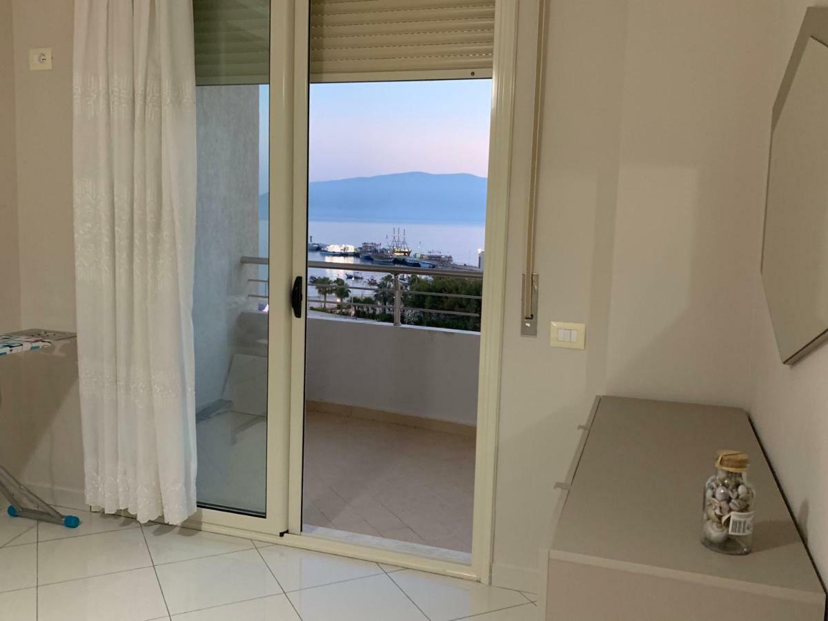 Pearl Seaview Apartment Влёра Экстерьер фото