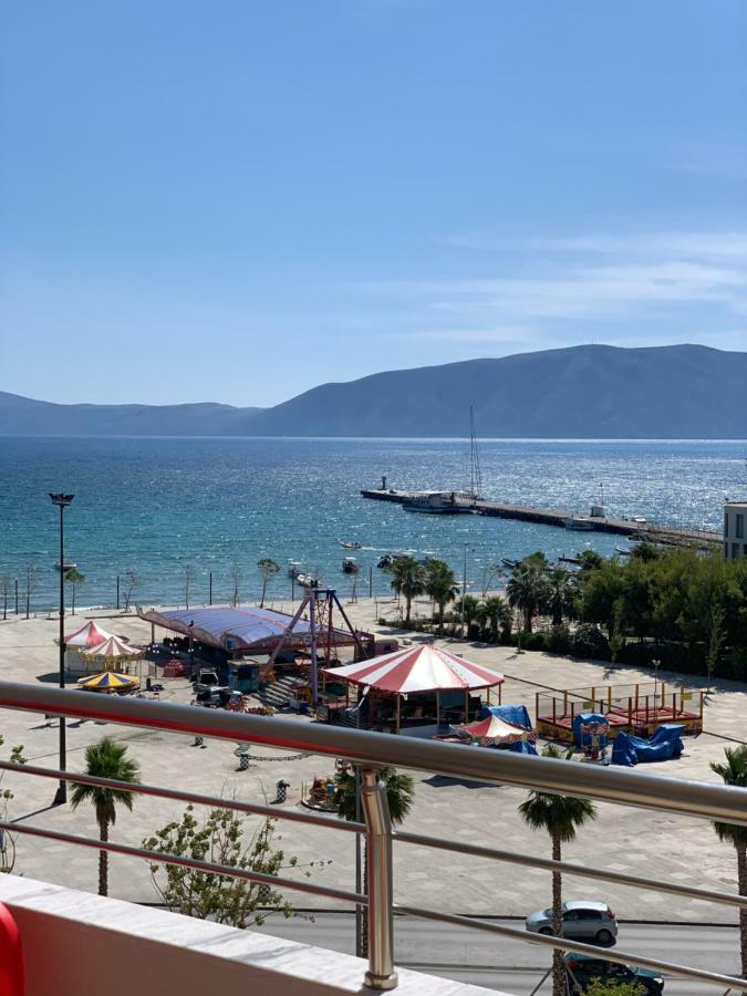 Pearl Seaview Apartment Влёра Экстерьер фото